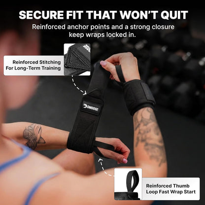 Wrist Wraps for Weightlifting 18" - Heavy Duty Gym Wrap for Men & Women
