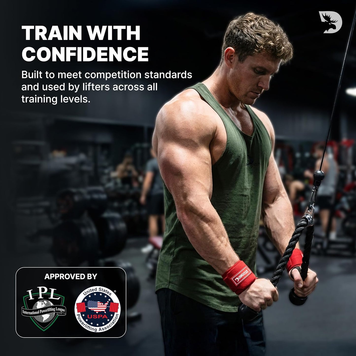 Wrist Wraps for Weightlifting 18" - Heavy Duty Gym Wrap for Men & Women