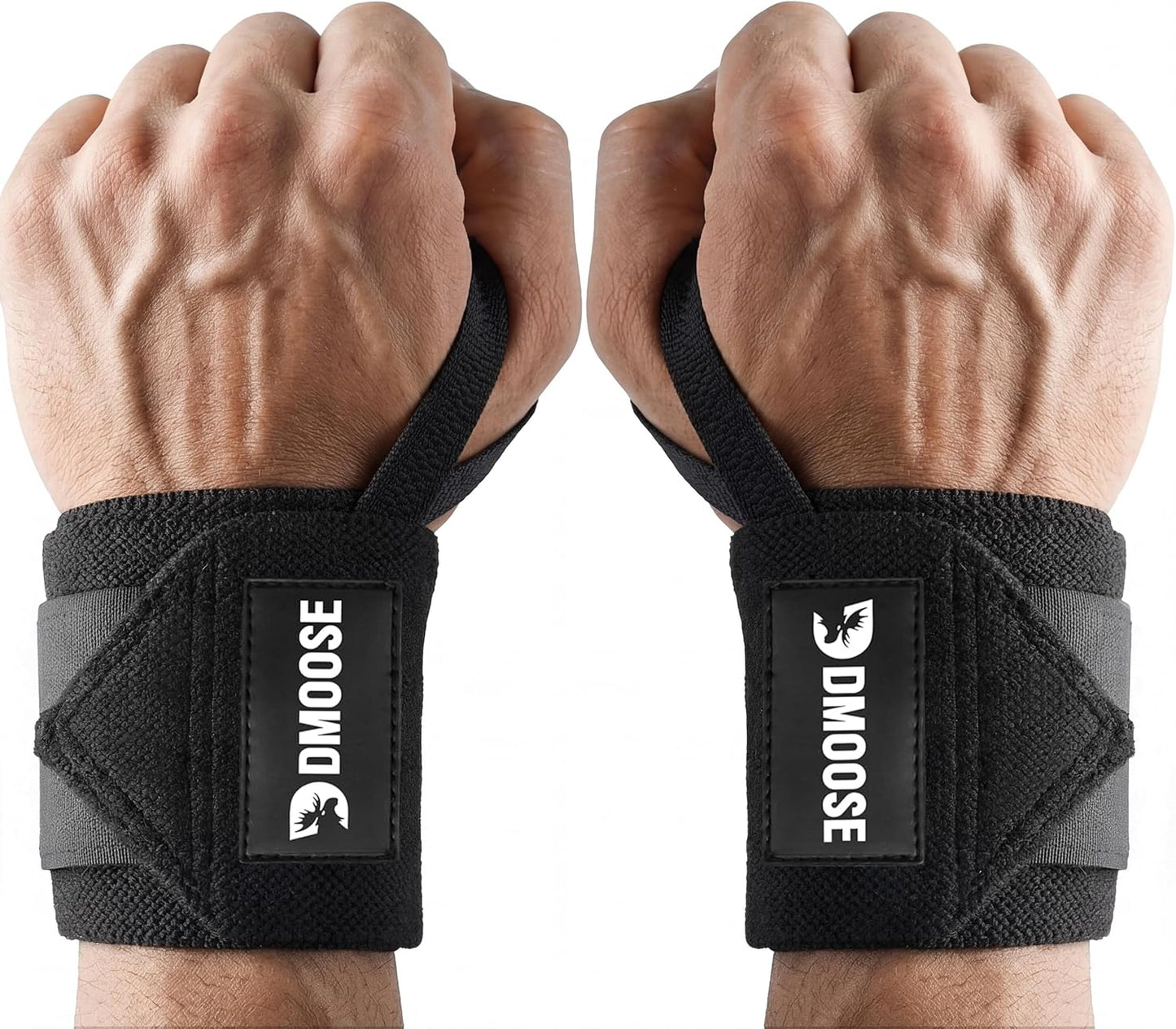Wrist Wraps for Weightlifting 18" - Heavy Duty Gym Wrap for Men & Women