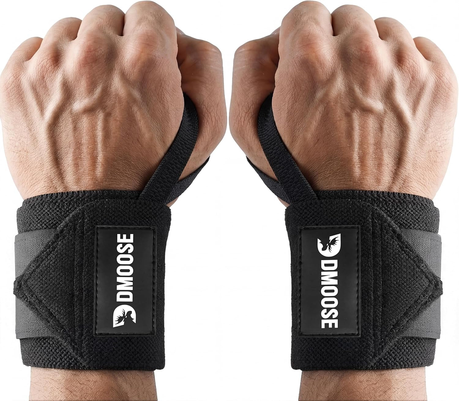 Wrist Wraps for Weightlifting 18" - Heavy Duty Gym Wrap for Men & Women