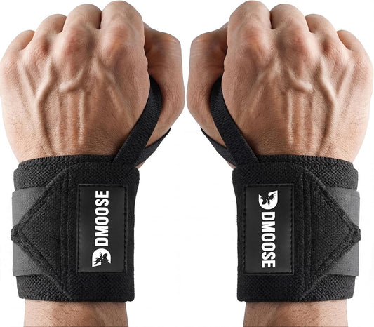 Wrist Wraps for Weightlifting 18" - Heavy Duty Gym Wrap for Men & Women