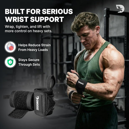 Wrist Wraps for Weightlifting 18" - Heavy Duty Gym Wrap for Men & Women