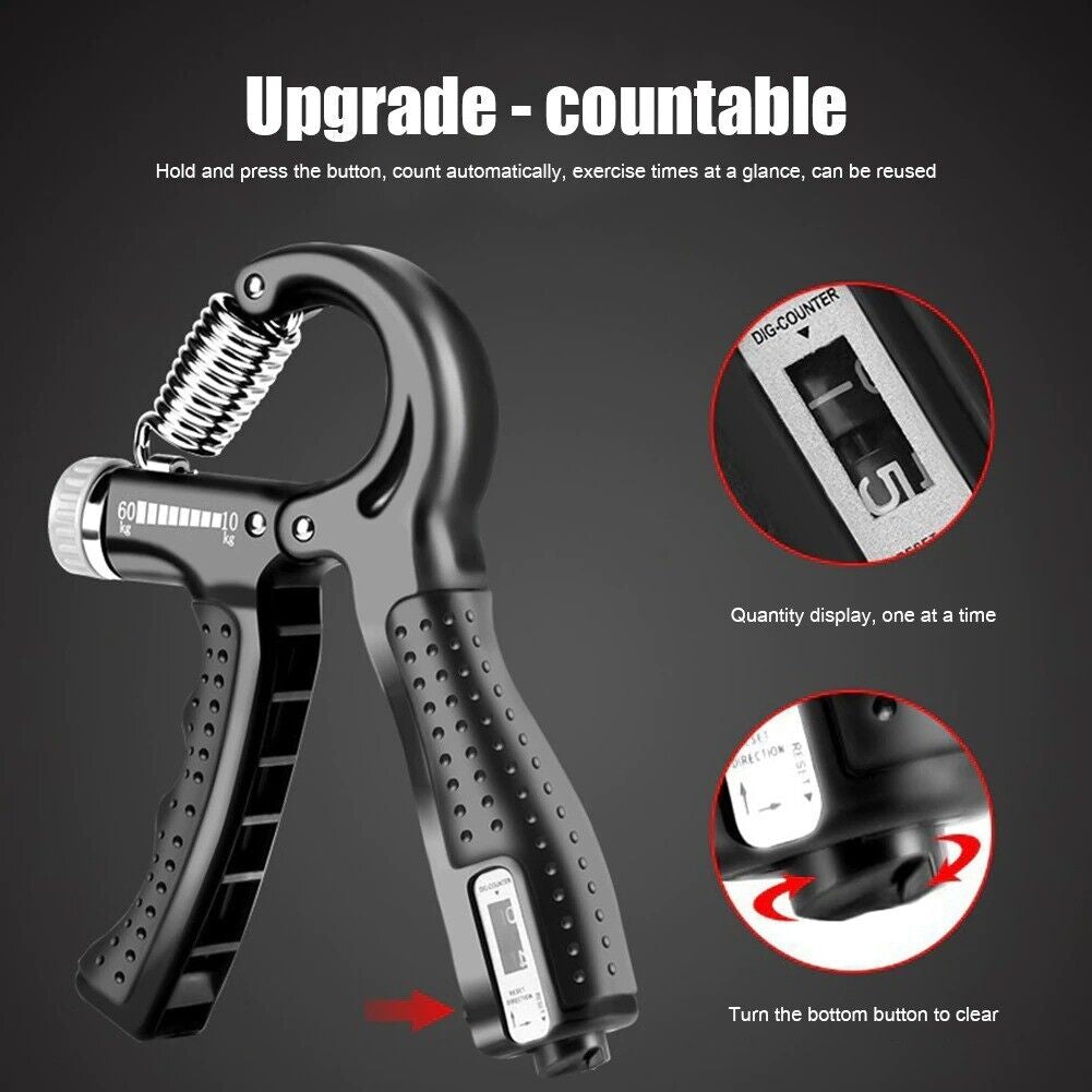 Hand Grip Strength Trainer, MASSIVE Forearm Builder