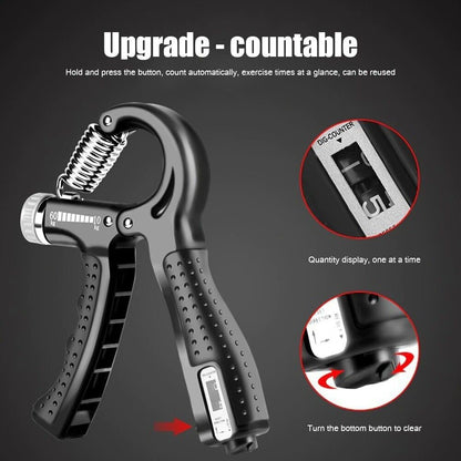 Hand Grip Strength Trainer, MASSIVE Forearm Builder