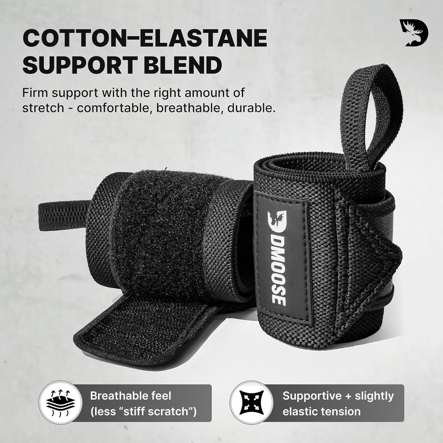 Wrist Wraps for Weightlifting 18" - Heavy Duty Gym Wrap for Men & Women